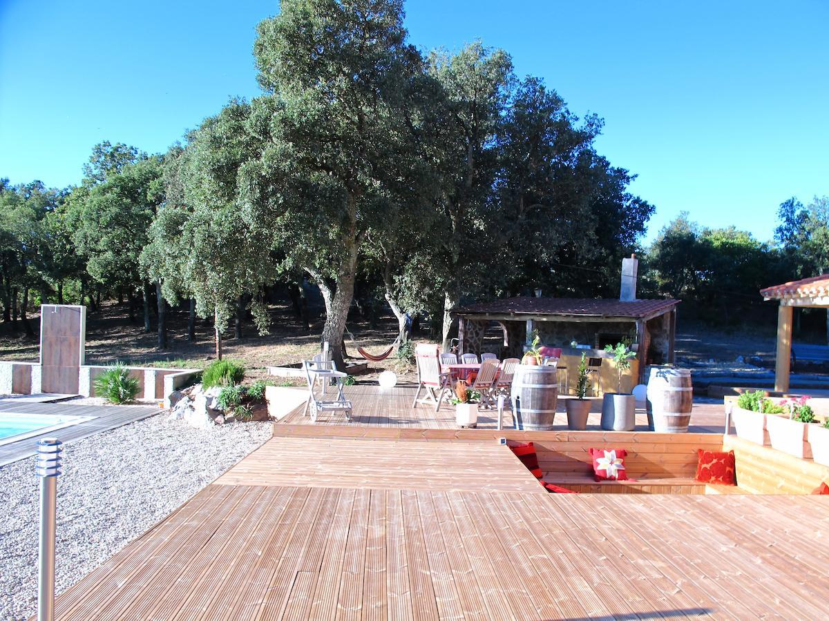 Bed and Breakfast Mas La Marchette Céret Exterior foto